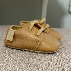 NEW Tan Leather Baby Shoes